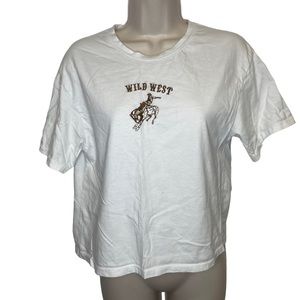 Organic generation Wild West womens baby tshirt